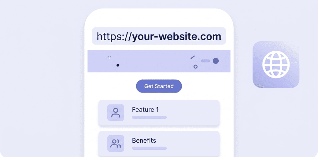 Website QR code preview